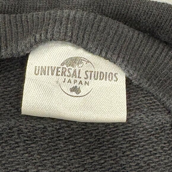 Universal Studios Japan Mario Kart Kids Sweatshirt Black Checkered 110/5 - Picture 6 of 7